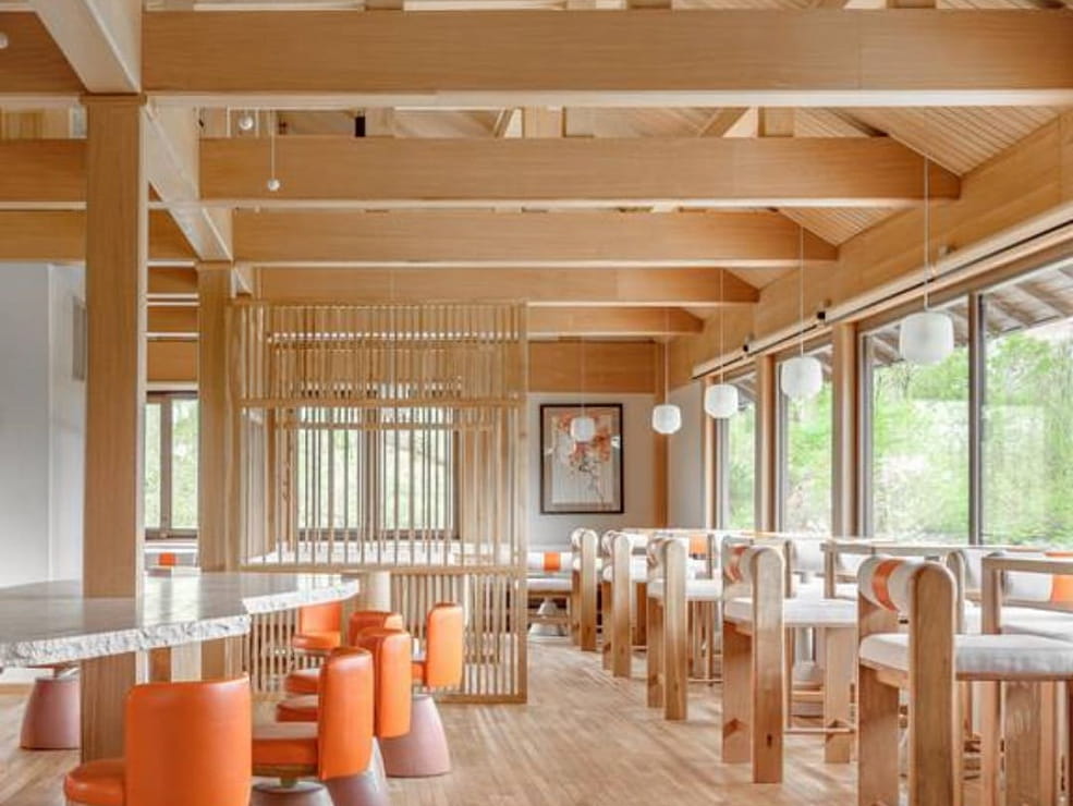 Остекление японской кофейни 