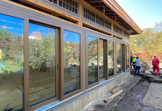 Остекление японской кофейни 