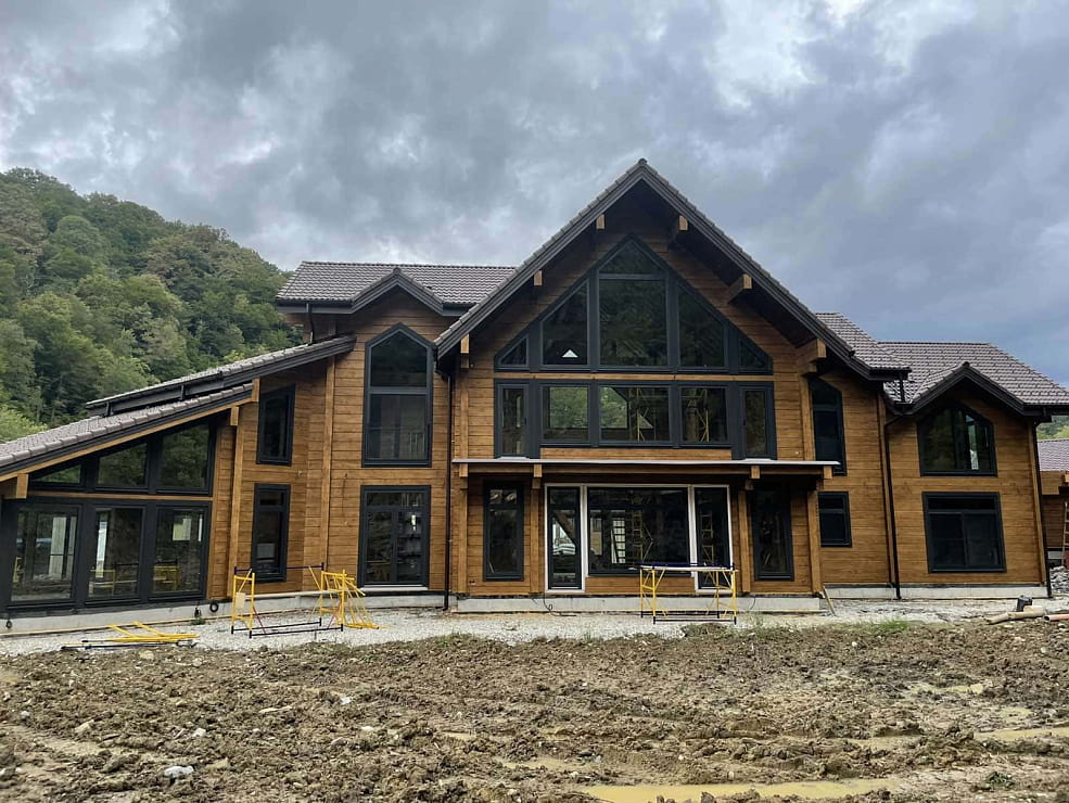 Остекление частного дома