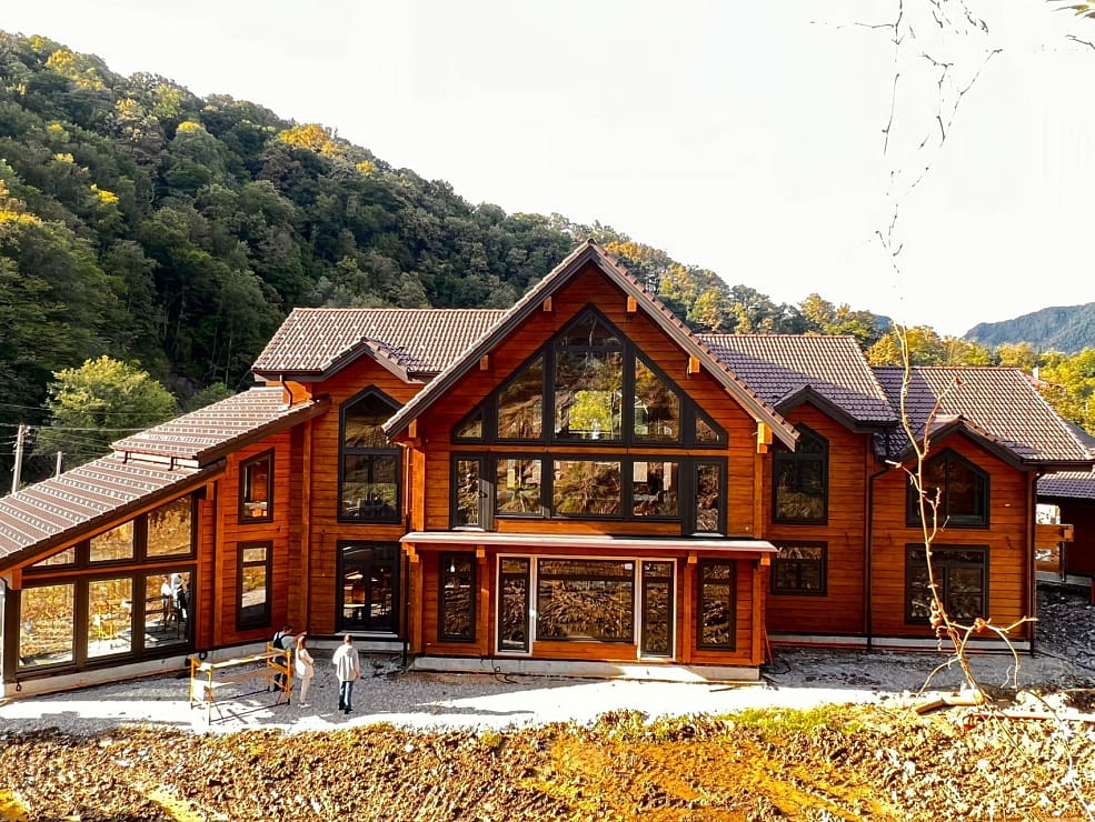 Остекление частного дома